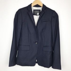 J. Crew Classic Navy Wool Regent Blazer